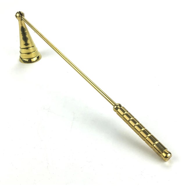 Lovely design with extra long handle. We all need one of these tools. In wonderful vintage condition. Heavy solid brass...