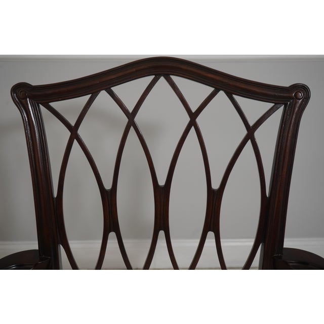 2020s Theodore Alexander Chippendale Mahogany Armchair For Sale - Image 5 of 18