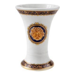 Neoclassical Medusa Motif Porcelain Vase – T. Limoges For Sale