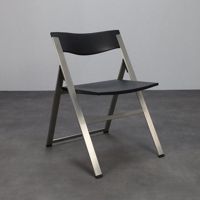 P08 Folding Chairs by Justus Kolberg for Tecno, 1990s, Set of 3 For Sale - Image 3 of 10