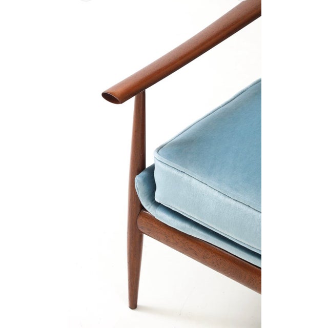 1950's Arne Vodder Attributed Wing-Back Teak Lounge Chair For Sale - Image 13 of 13