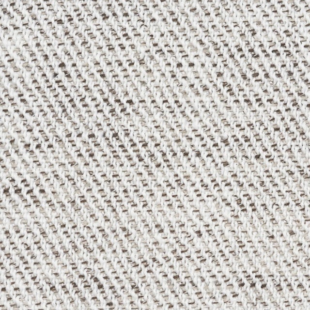 Schumacher Everett Performance Twill Fabric in Dove For Sale