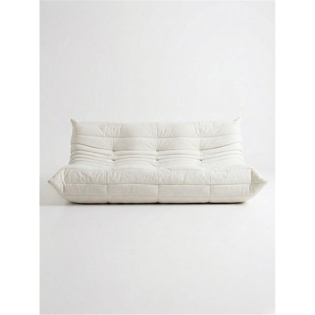 Textile Togo Three-Seater Sofa by Michel Ducaroy for Ligne Roset, 2018, Set of 3 For Sale - Image 7 of 7