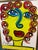 Abstract 1970s Peter Keil Original Colorful Abstract Portrait Painting For Sale - Image 3 of 6