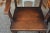 These wooden chairs are in good/solid condition. Marked Ware Furniture, NJ. Great for many areas! The width is across the...