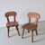 Rustic Carved and Stained Pine Chairs, Sweden, 1940s, Set of 2 For Sale - Image 6 of 7