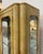 1980s Vintage Laquered Faux Goatskin and Glass Vitrine Cabinets, Pair For Sale - Image 5 of 10