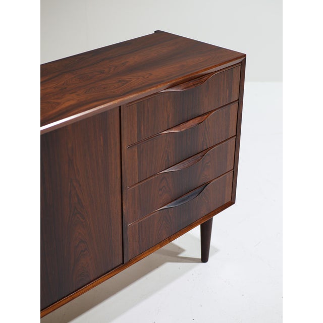Sideboard with Drawers in Rosewood by Erling Torvits, Denmark, 1960s For Sale - Image 4 of 16