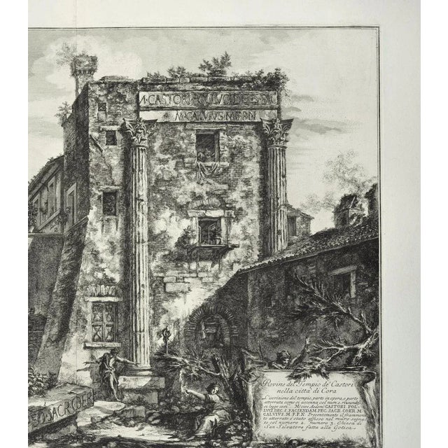 Image dimensions 40.6x56.8. Belongs to the Collection ''Antiquities of Cori, described and etched by Giovambat Piranesi'',...