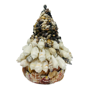 Vintage Shell Art Christmas Tree