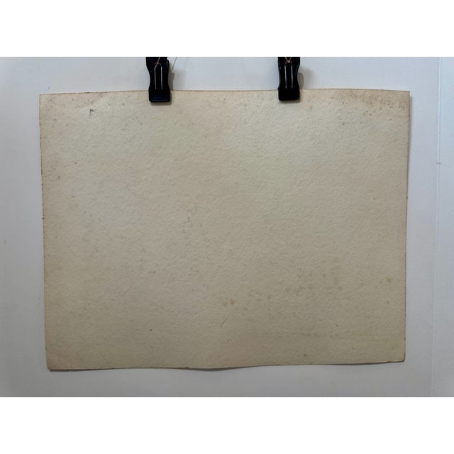 Henry Emil Salloch Original Watercolor on Paper Cap Bon Ami-Gaspé. Quebec, Canada. 1957 For Sale In Atlanta - Image 6 of 7