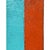 Paper Fashion Inspired 'Blue and Orange' #1 Highly Textured Abstract Oil Painting For Sale - Image 7 of 10