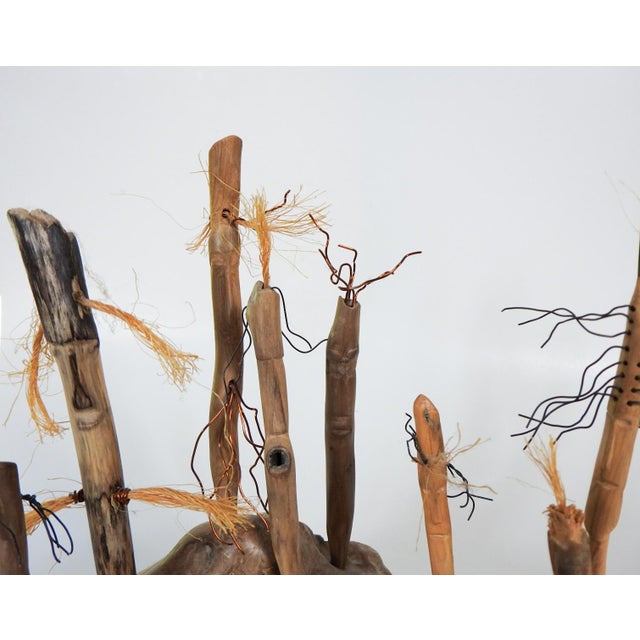 Contemporary Driftwood Abstract Figure Sculpture For Sale - Image 4 of 10