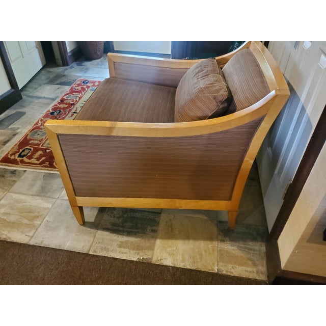 Vintage Pair of Baker Arm Chairs For Sale - Image 9 of 17
