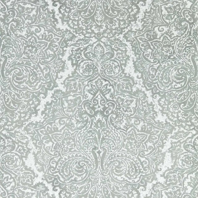 Harlequin Aurelia Wallpaper in French Grey/Silver - a Sample For Sale