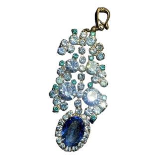 MCM Jewelry by DeLizza & Elster (Juliana) Style Crystal Converted Chandelier Pendant For Sale
