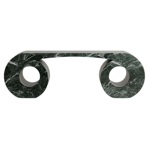 Verde Notte Marble Stone Eye Bench by Esther Knopfler For Sale - Image 17 of 17