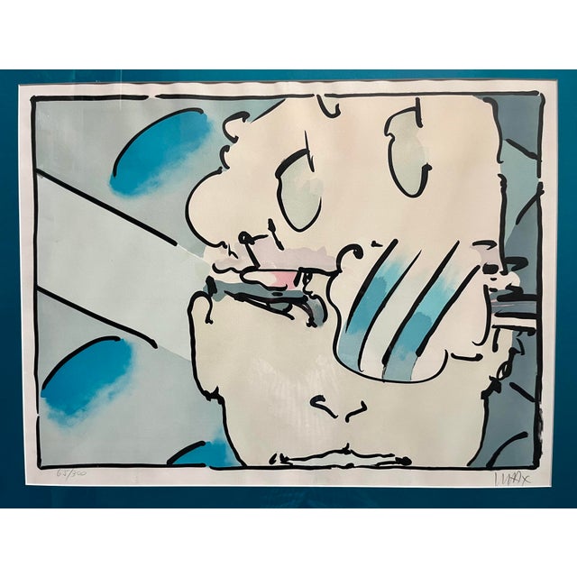 1973 Original PETER MAX "Zero Horizontal" Zero I Limited Edition (65/300) Serigraph Pencil Signed Aprox. dimensions:...