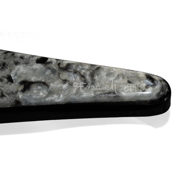 1990s Granite Sail - Abstract Wall Sculpture by Craig French For Sale - Image 4 of 6