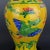 Chinese Vintage Ceramic Vase,Ming Dynasty Yongle Marked Yellow Ground Famille Verte Porcelain Vase Hand Painted Dragon and Phoenix Pattern For Sale In Seattle - Image 6 of 7