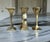 Metal Vintage International Silver Company Solid Brass Candle Holder - Set of 3 For Sale - Image 7 of 14