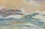 Dynamic seascape by California artist Ray Radliff (American, 1900-1974). Signed "Ray Radliff" in the lower left corner....