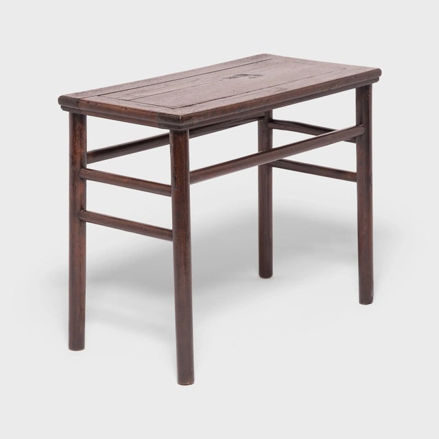 Wood Early 18th Century Wine Table With Simple Stretchers For Sale - Image 7 of 7