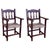 20th Century Pair of Catalan Throne Armchairs in Walnut and Caned Seats For Sale - Image 15 of 18