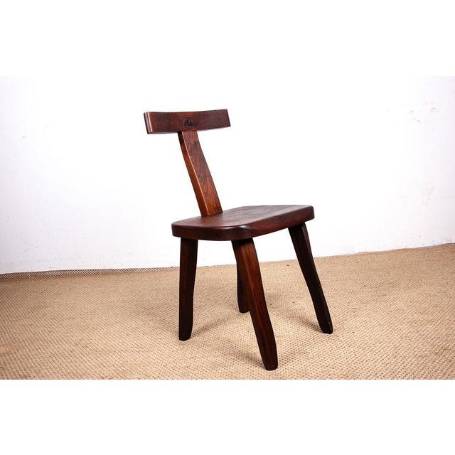 Scandinavian T Model Chairs in Elm in the style of Olavi Hanninen, 1960s, Set of 4 For Sale - Image 6 of 18