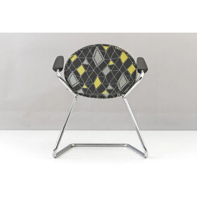 German Libelle Armchair by Walter Pabst for Mauser Works Waldeck, 1950s For Sale - Image 4 of 15