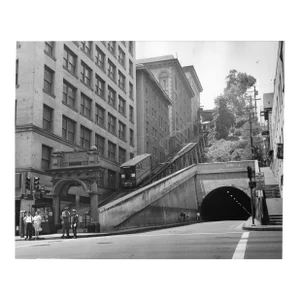 1960 Los Angeles Angel's Flight Railway Photograph by Don Ware