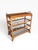 Boho Chic 1990s Maitland-Smith Rattan & Bamboo Bar Cart / Wine Rack With Removable Tray For Sale - Image 3 of 14