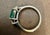 Extra Fine Colombian Emerald Ring . Size 7 Finest Colombian emerald and solitaire Yellow Diamonds Ring one can find 3.0...