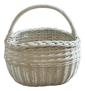 Mid-20th Century European-Style Panier Market Basket