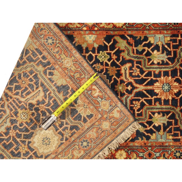 Traditional Pasargad DC Fine Hand Knotted Ralph Lauren Design Runner Rug For Sale - Image 3 of 3