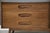 Wood 1960s Refinished Walnut Star Long 76” Dresser by Young Manufacturing For Sale - Image 7 of 11