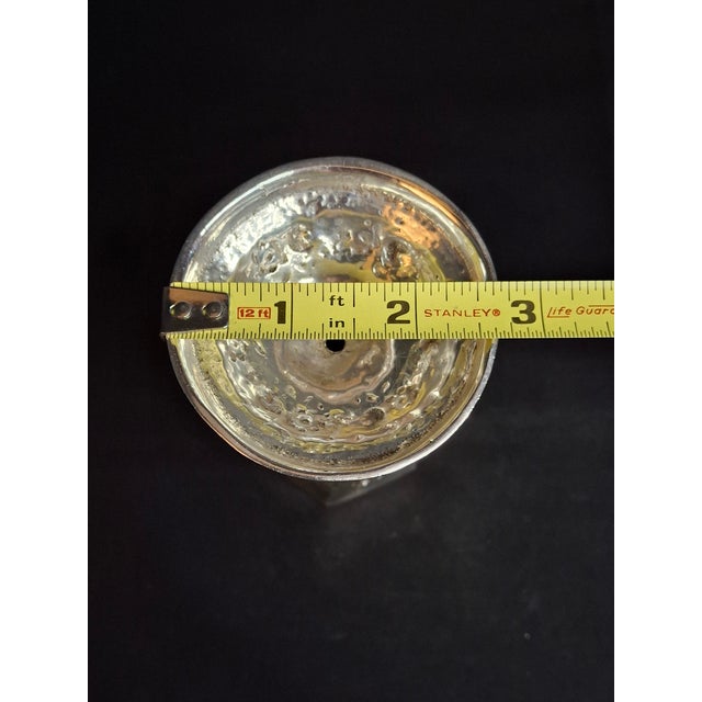 Antique German 800 Solid Silver Hexagonal Kiddush Cup Goblet Judaica Shabbat C1890 For Sale - Image 15 of 18