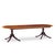 Councill Craftsmen Mahogany Inlaid Double Pedestal Expanding Dining Table With 3 Leaves For Sale - Image 12 of 15