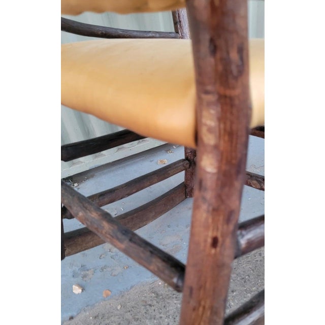 1930s Old Hickory Barrel Back Rocking Chair For Sale - Image 5 of 11