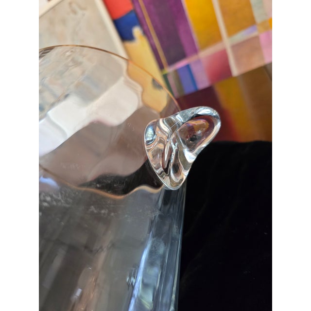 Vintage Mid Century Modern Baccarat Style Barware Ice Bucket For Sale - Image 4 of 7