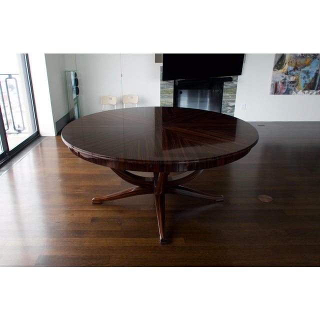 Christian Liaigre Dining Table With Set of 12 Christian Liaigre at Holly Hunt Dining Chairs For Sale - Image 4 of 18