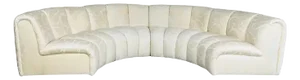 Vintage Post-Modern Bernhardt Flair Channel 4-Piece Modular Sectional Sofa 1980s