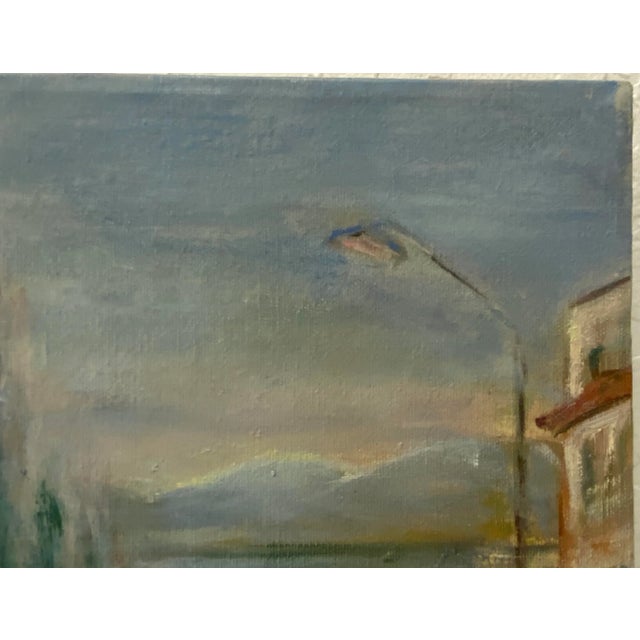 Impressionist Irina Roublon Belotelkin "View From Pacific Heights" Original Painting c.1960 For Sale - Image 3 of 8