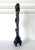 Blue Chinese Scholar Stone Tall Slender Lingbi Rock on Display Stand For Sale - Image 8 of 17