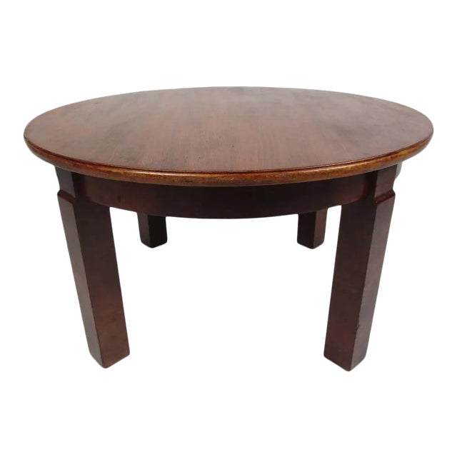 Mid-Century Circular Coffee Table For Sale