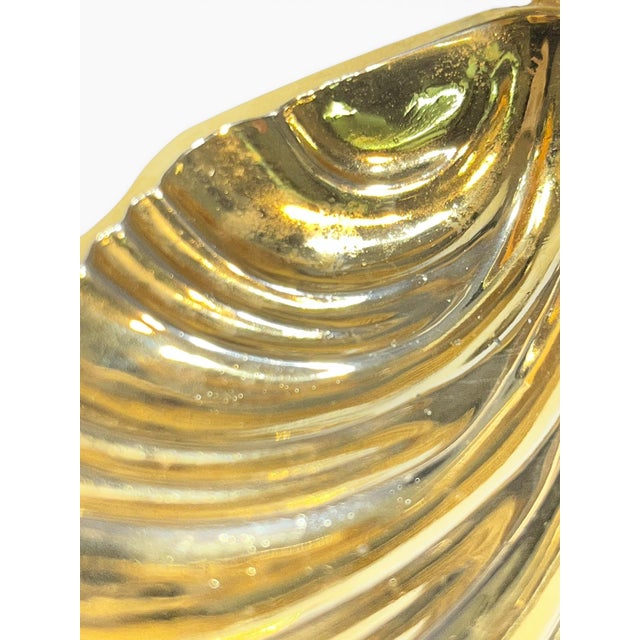 Brass Pair of Vintage Brass Swan & Shell Soap Dishes in the Style of Sherle Wagner For Sale - Image 8 of 17