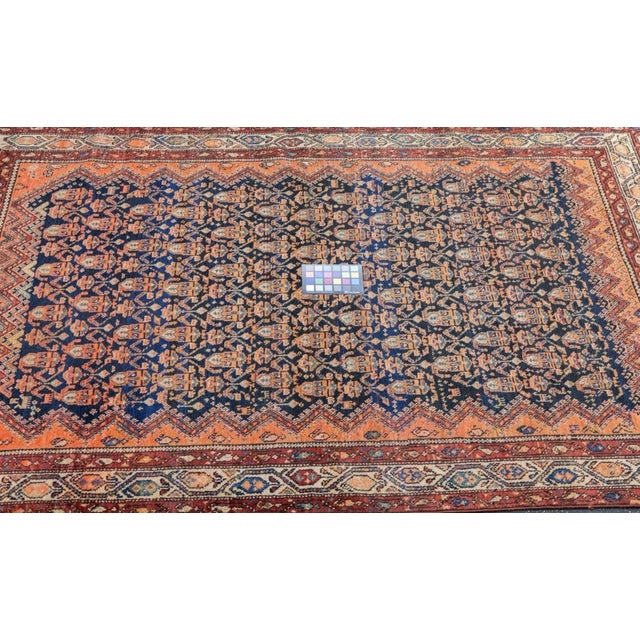 Traditional Antique Malayer Rug 4'3'' x 6'8'' For Sale - Image 3 of 12