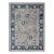All-Over Design Royal Blue and Gray With Hints of Red Turkish Oushak Rug For Sale