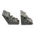 Pair of Cast Iron Decorative Shelf Brackets For Sale