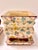 Vintage Mid Century Erphila Czecho-Slovakia Chintz Flower Pots With Saucers, a Pair For Sale - Image 10 of 12